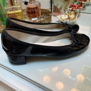 Repetto Camilla heeled Ballet flats Black Patent